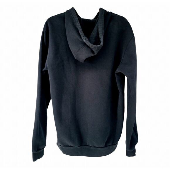 Men's adidas Liquid Foil Badge‎ of Sport Graphic Hoodie Fleece Black Gold Logo M - Picture 2 of 5